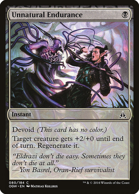 Unnatural Endurance - Foil