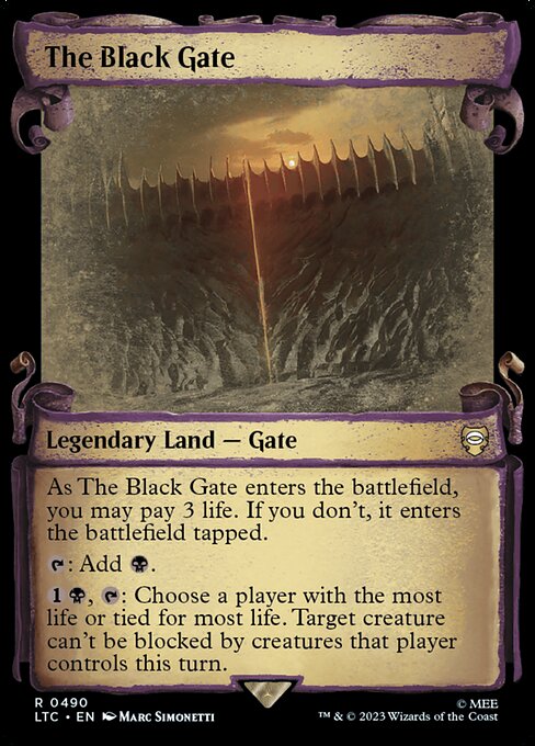 The Black Gate - Silver Foil