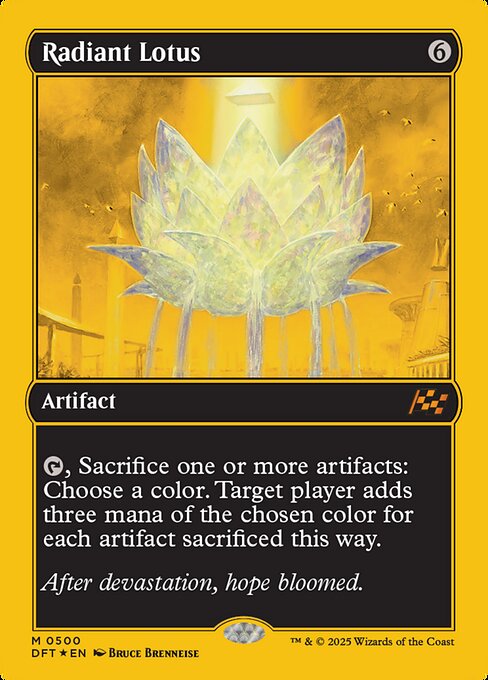 Radiant Lotus - First Place Foil