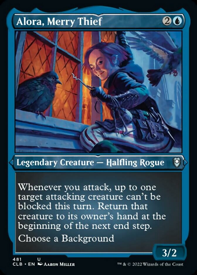Alora, Merry Thief - Foil-Etched
