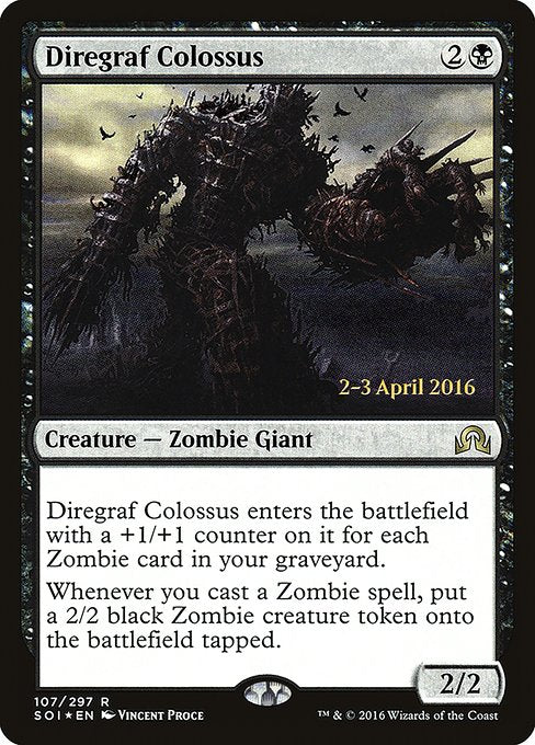 Diregraf Colossus - Foil - Prerelease Promo