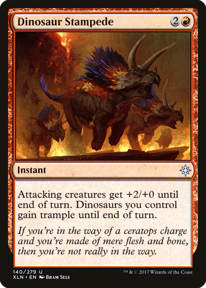 Dinosaur Stampede - Foil