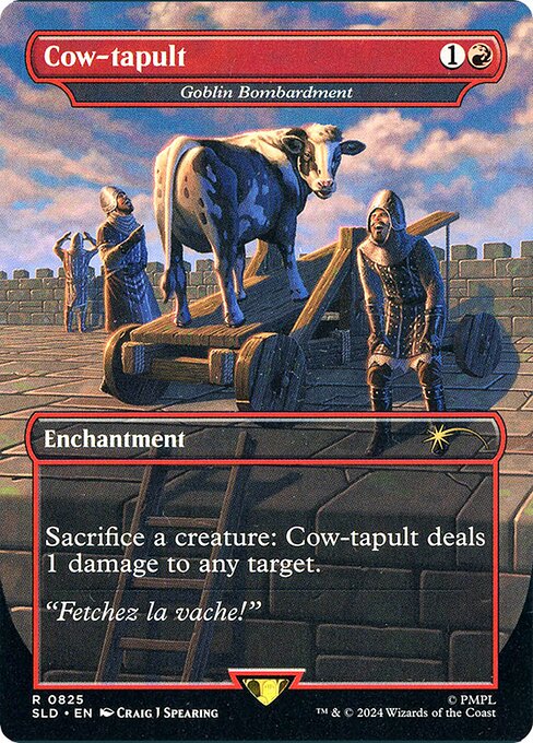 Goblin Bombardment (Cowtapult) - Foil