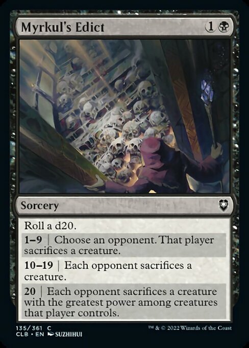 Myrkul's Edict - Foil