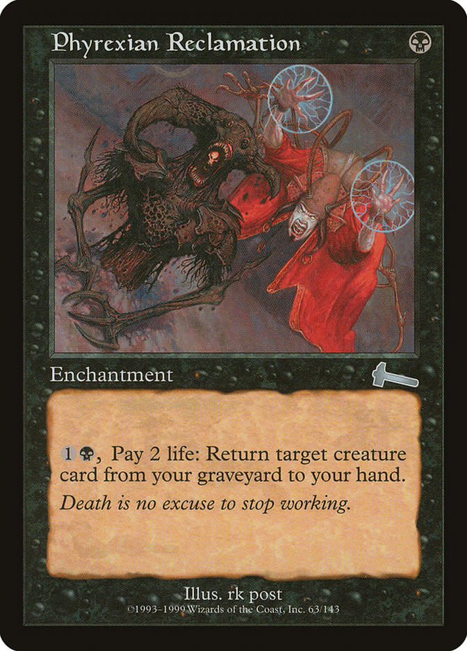 Phyrexian Reclamation (LP) - Signed by Artist