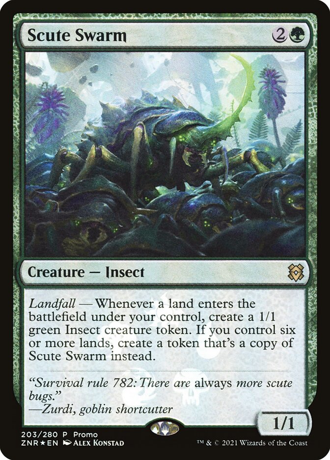 Scute Swarm - Foil - Resale Promo