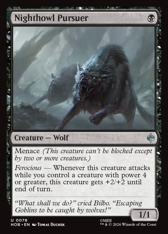Nighthowl Pursuer - Foil