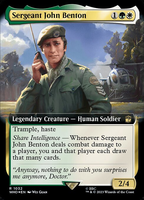 Sergeant John Benton - Surge Foil