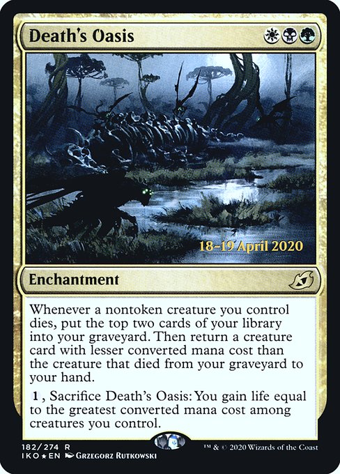 Death's Oasis - Foil - Prerelease Promo