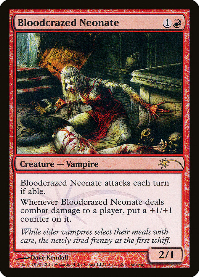 Bloodcrazed Neonate - Foil - WPN Promo
