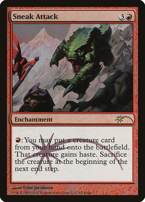 Sneak Attack - Foil - Judge Promo