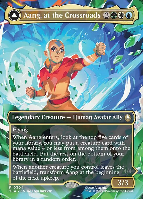 Aang, at the Crossroads - Foil