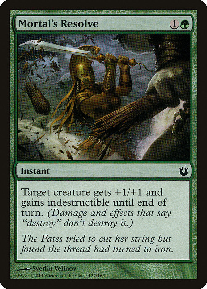 Mortal's Resolve - Foil