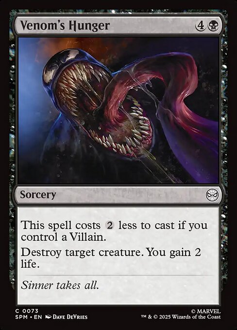 Venom's Hunger - Foil