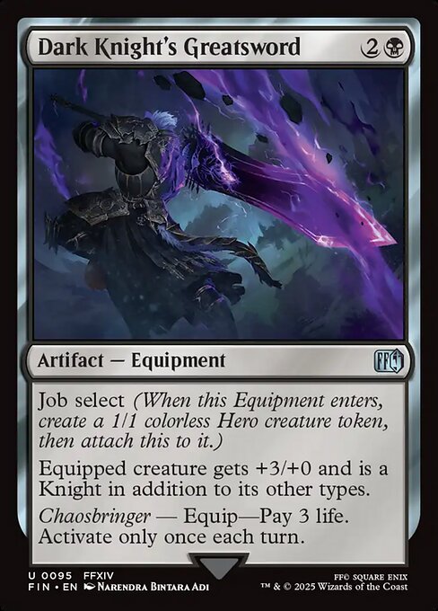 Dark Knight's Greatsword - Foil
