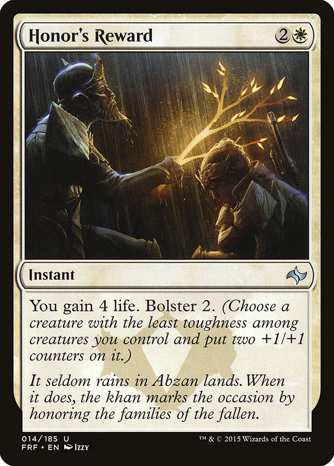Honor's Reward - Foil