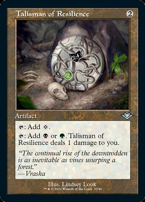 Talisman of Resilience - Foil-Etched