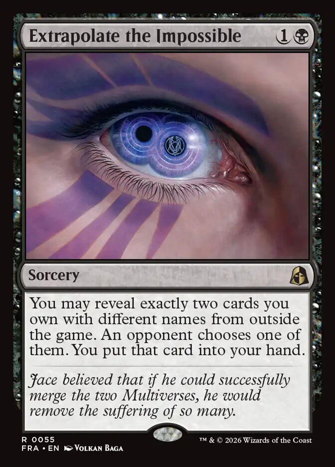 Extrapolate the Impossible - Foil