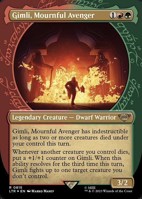 Gimli, Mournful Avenger - Surge Foil