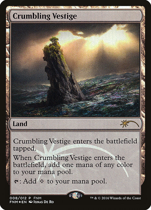 Crumbling Vestige - Foil - FNM Promo