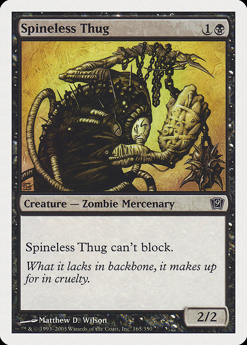 Spineless Thug - Foil