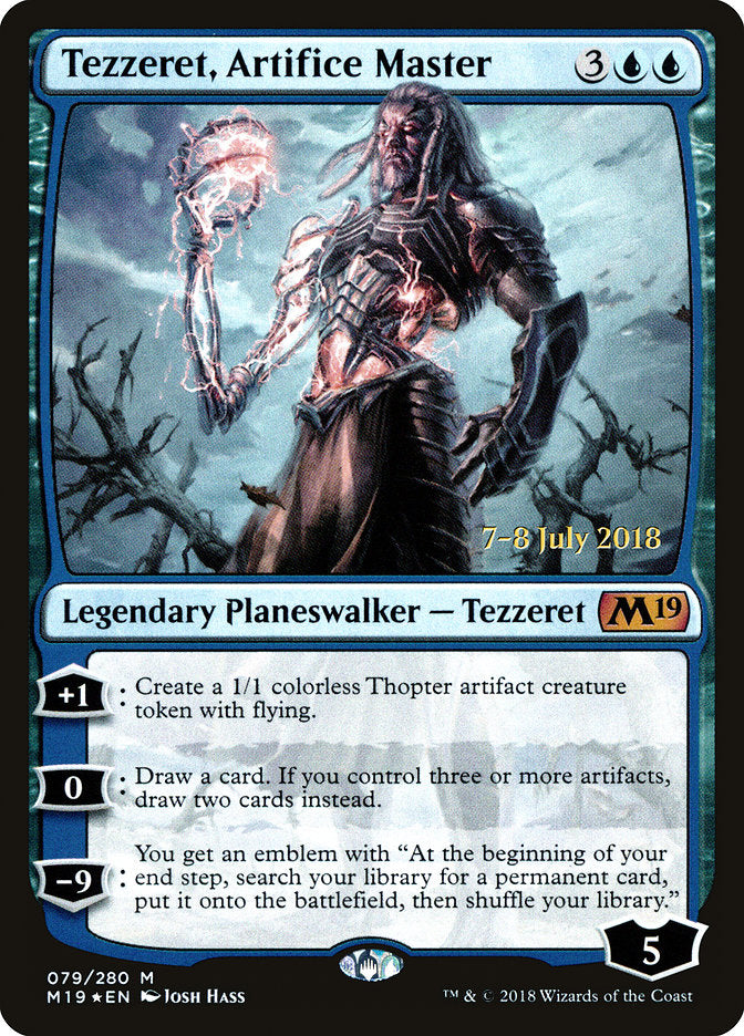 Tezzeret, Artifice Master - Foil - Prerelease Promo