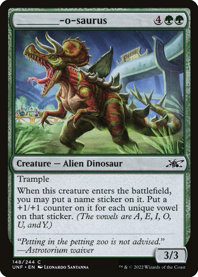 ________-o-saurus - Foil