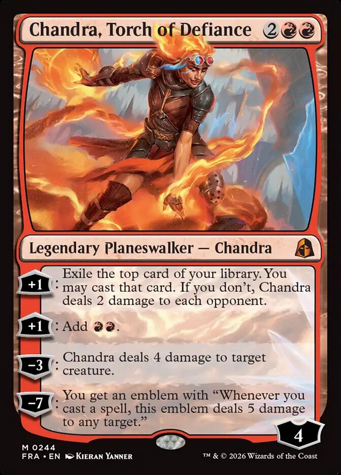 Chandra, Torch of Defiance - Foil
