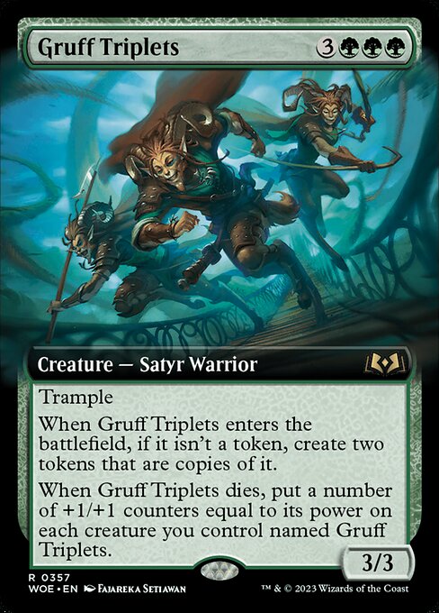 Gruff Triplets - Foil