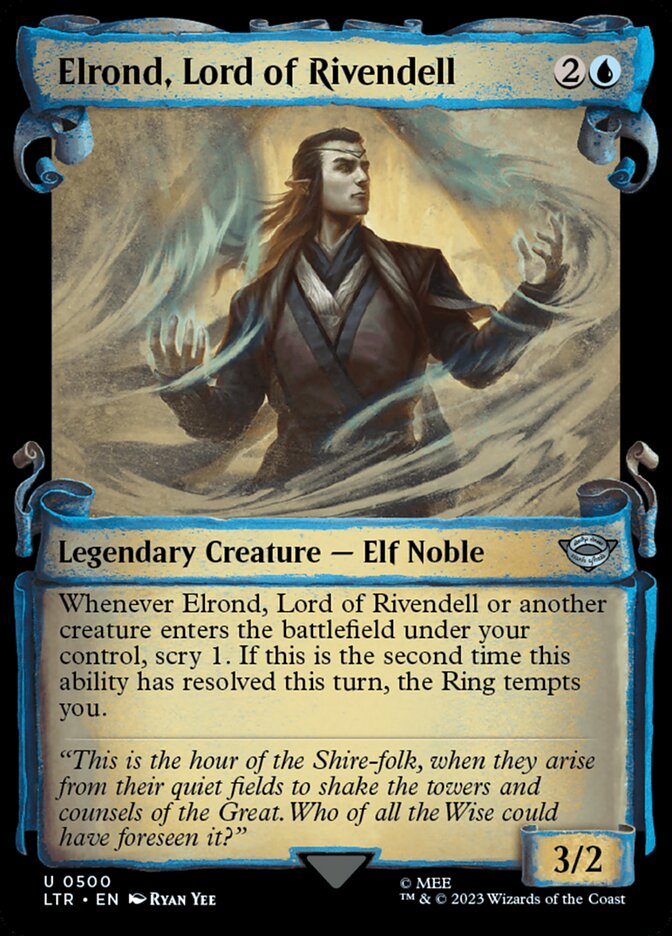 Elrond, Lord of Rivendell - Silver Foil