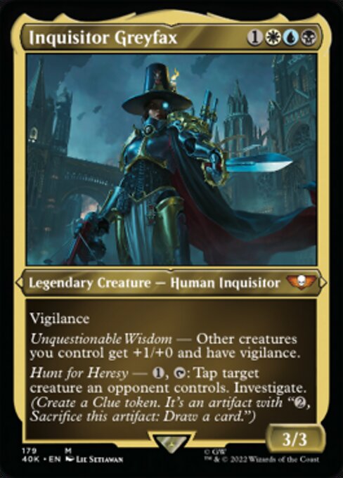 Inquisitor Greyfax (179) - Surge Foil Display Commander