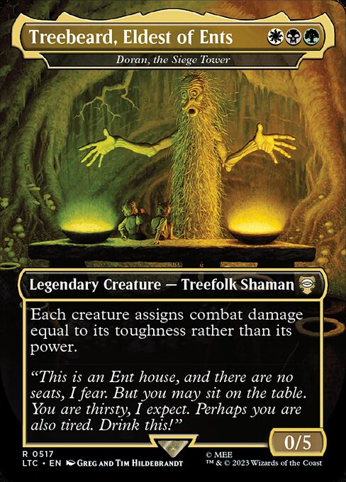Doran, the Siege Tower (Treebeard, Eldest of Ents) - Silver Foil