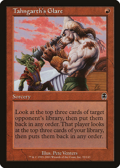Tahngarth's Glare - Foil