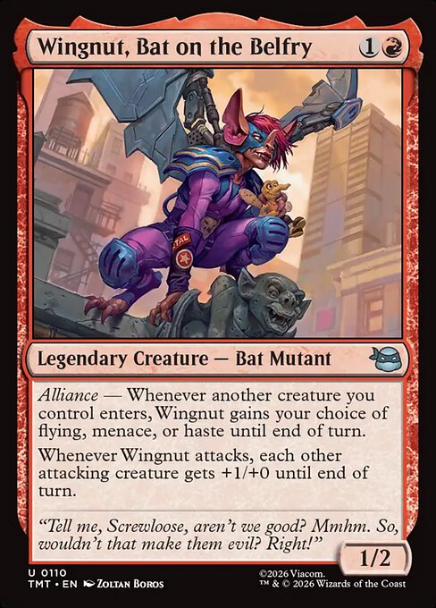 Wingnut, Bat on the Belfry - Foil