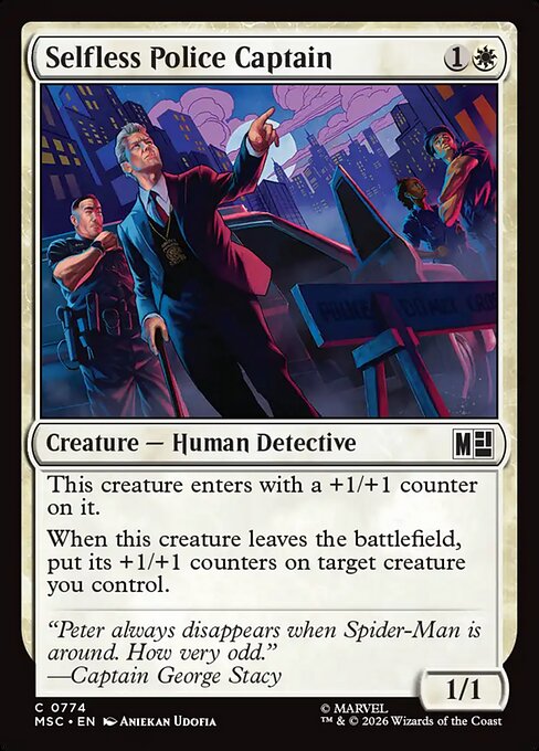 Selfless Police Captain - Foil