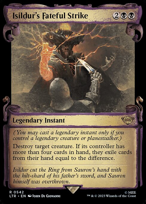 Isildur's Fateful Strike - Silver Foil