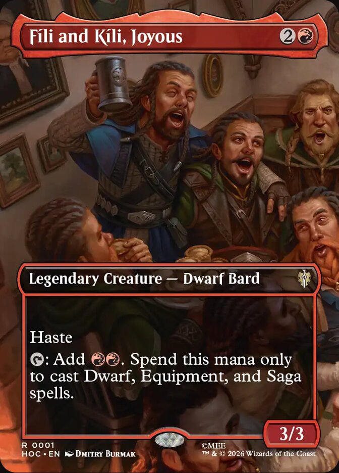 Fili and Kili, Joyous - Foil
