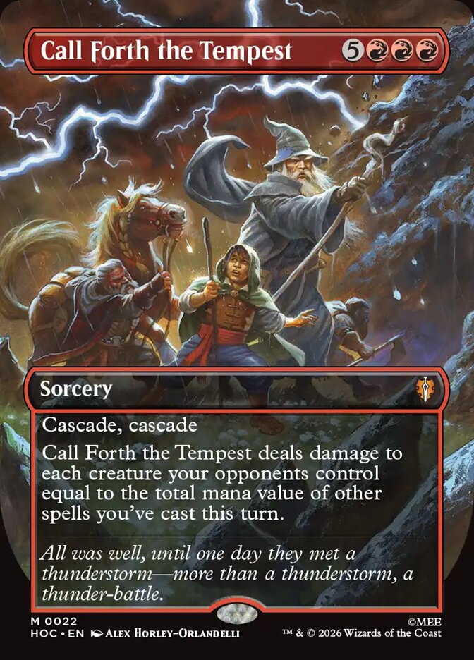 Call Forth the Tempest - Foil