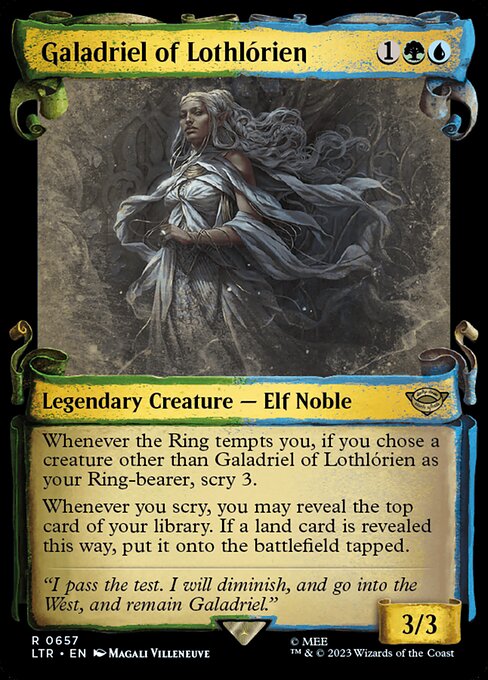 Galadriel of Lothlorien - Silver Foil