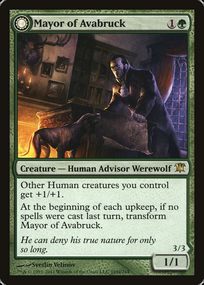 Mayor of Avabruck // Howlpack Alpha - Foil
