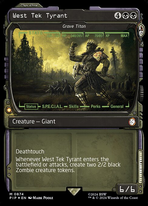 Grave Titan (West Tek Tyrant) - Surge Foil