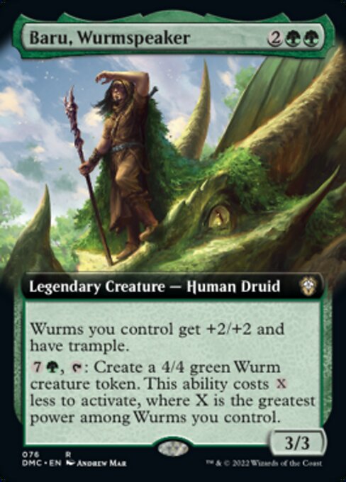 Baru, Wurmspeaker - Foil