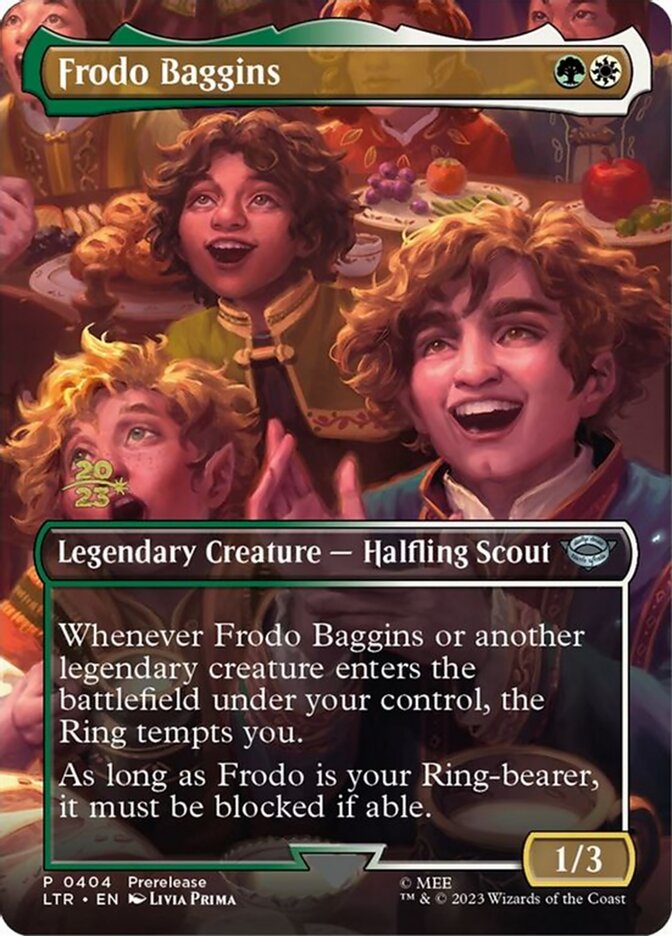 Frodo Baggins - Foil - Stamped Prerelease Promo