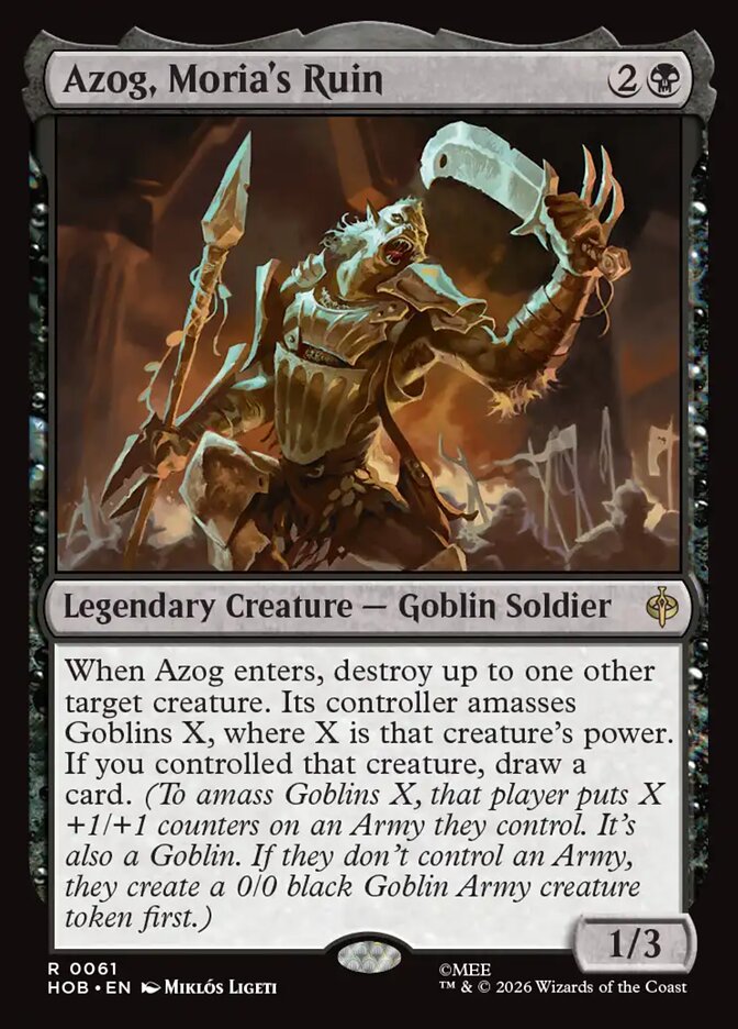 Azog, Moria's Ruin - Foil