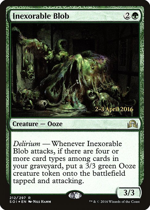 Inexorable Blob - Foil - Prerelease Promo