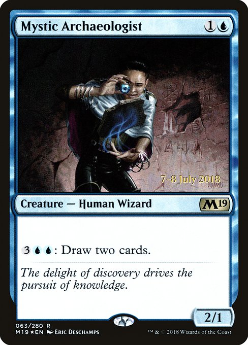 Mystic Archaeologist - Foil - Prerelease Promo