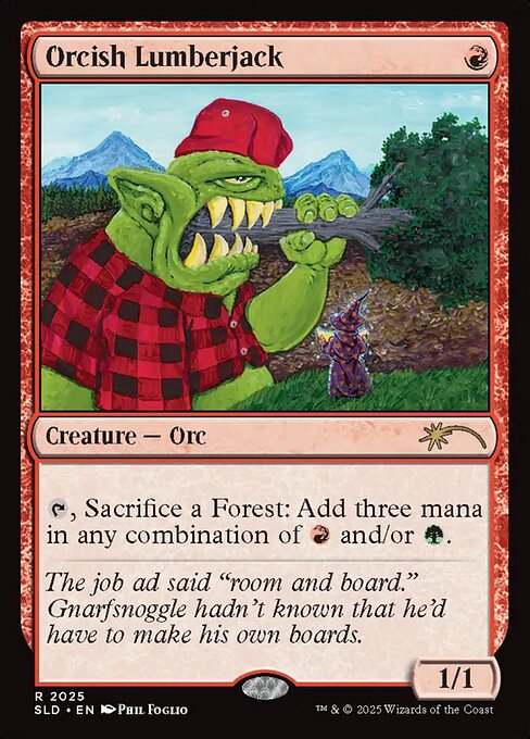 Orcish Lumberjack - Foil