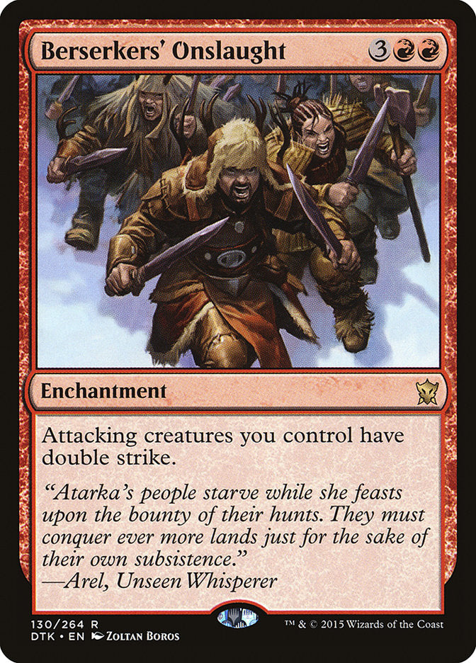 Berserkers' Onslaught - Foil