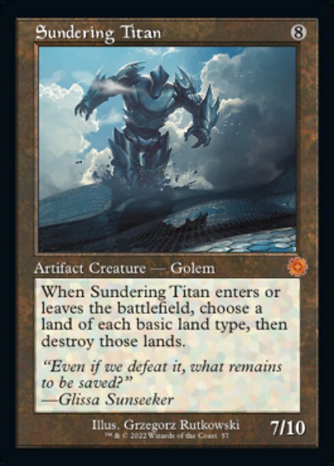 Sundering Titan - Foil