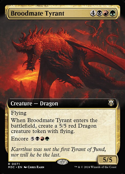 Broodmate Tyrant - Ripple Foil